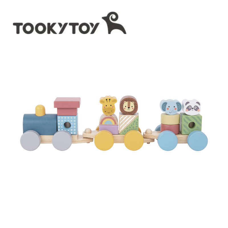 TookyToy - Stacking Train - Animals