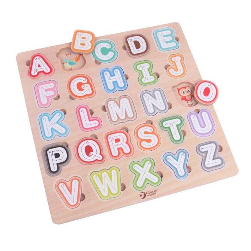Classic World - Alphabet Puzzle - 26pcs