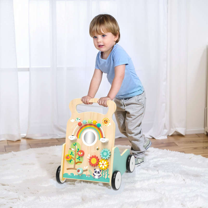 hi Pando - Multi-Activity Wooden Baby Walker