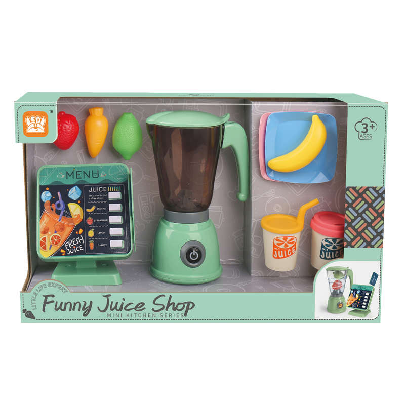 Pretend & Play Blender Set with Sound, Spinning Action & Ordering Station - Green