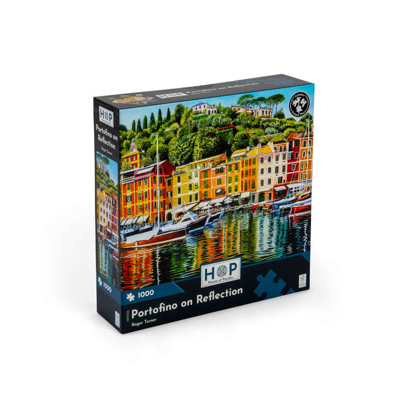 House of Puzzles - Portofino on Reflection - 1000 Piece Jigsaw Puzzle