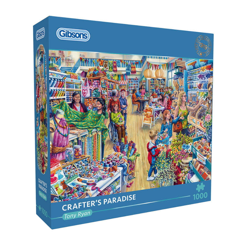 Gibsons - Crafter's Paradise - 1000 Piece Jigsaw Puzzle