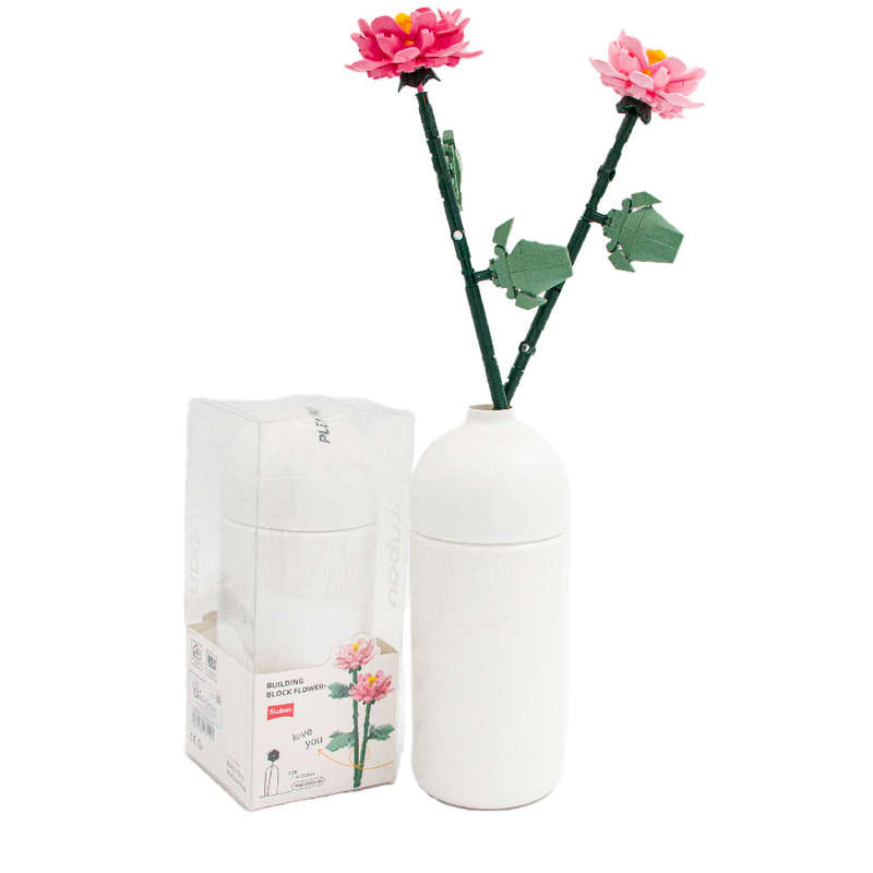 Sluban - Pleyerid - Flowers - Peonies - 224pcs