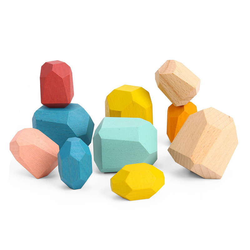 TookyToy - Wooden Stacking Stones
