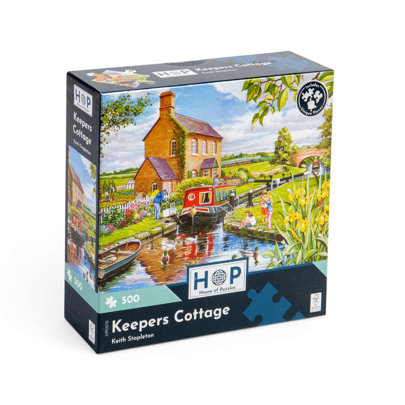 House of Puzzles - Keepers Cottage - 500 Piece Jigsaw Puzzle