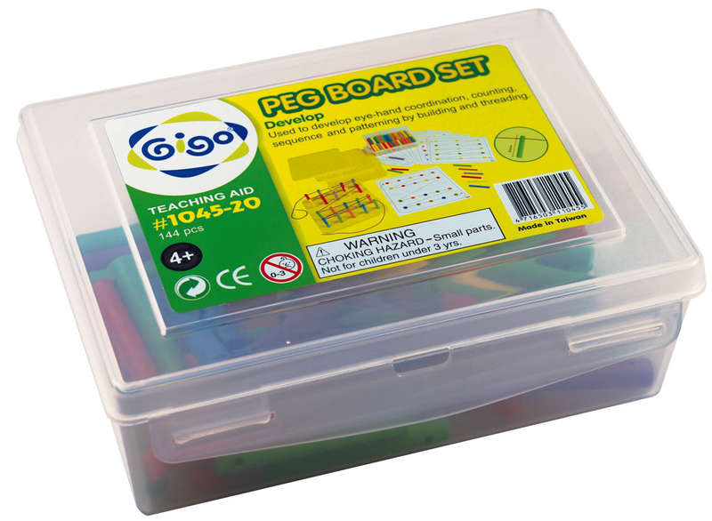 Gigo - Pegboard Foam Set w Cards pbag