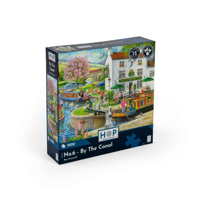 House of Puzzles - No.6 - By The Canal - 1000 Piece Jigsaw Puzzle