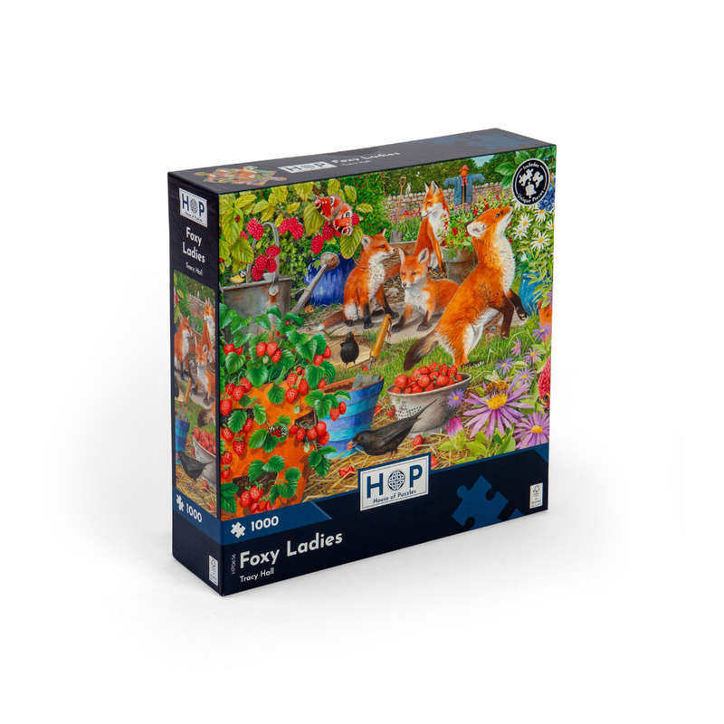 House of Puzzles - Foxy Ladies - 1000 Piece Jigsaw Puzzle