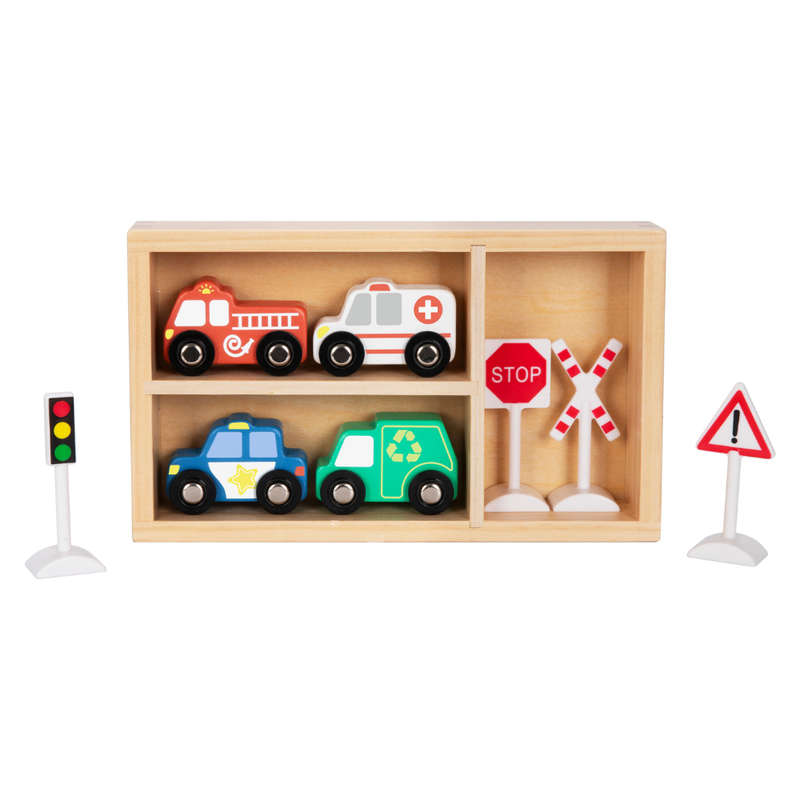 hi Pando - Magnetic Train Set - City Vehicle - 9pcs