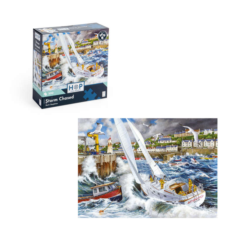 House of Puzzles - Storm Chased - 500 Piece Jigsaw Puzzle