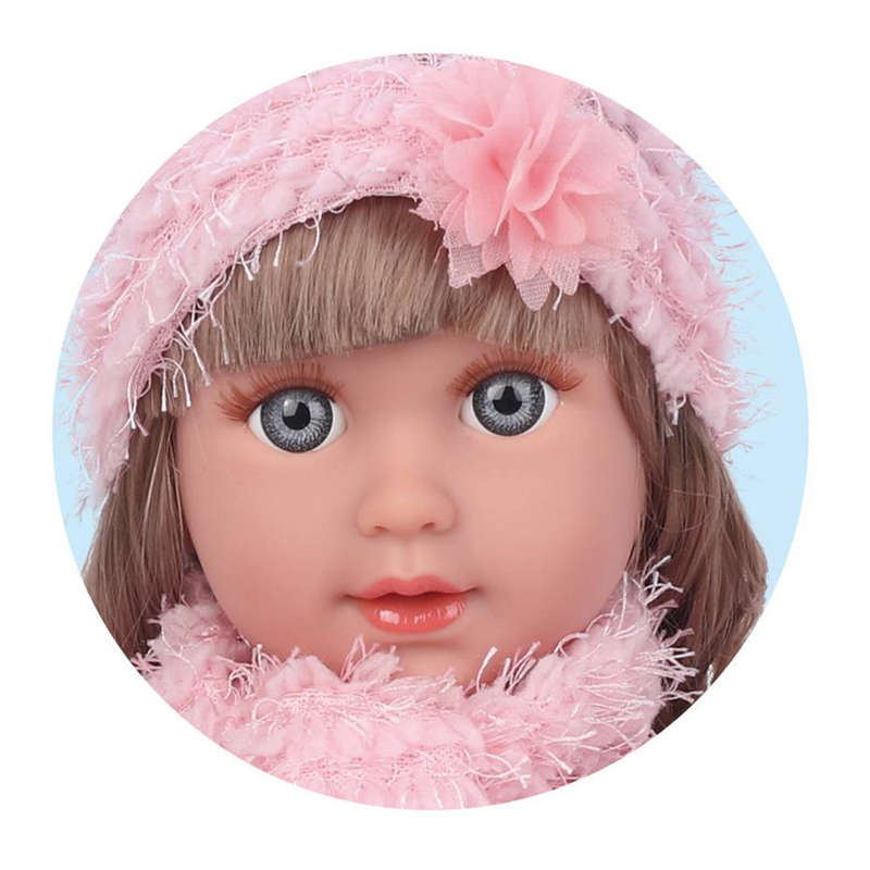 Fashion Doll - Leila - Dress, Beanie & Shoes - 40cm