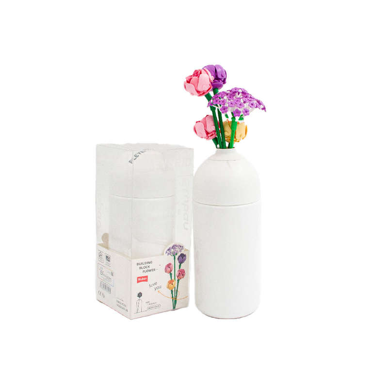 Sluban - Pleyerid - Flowers - Peony - 198pcs