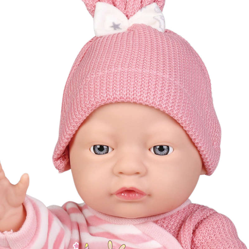 Baby Doll with Pink Clothing & Accessories - Vinyl Body - 40cm
