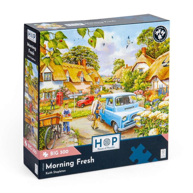 House of Puzzles - Morning Fresh - XL Pieces - 500 Piece Jigsaw Puzzle