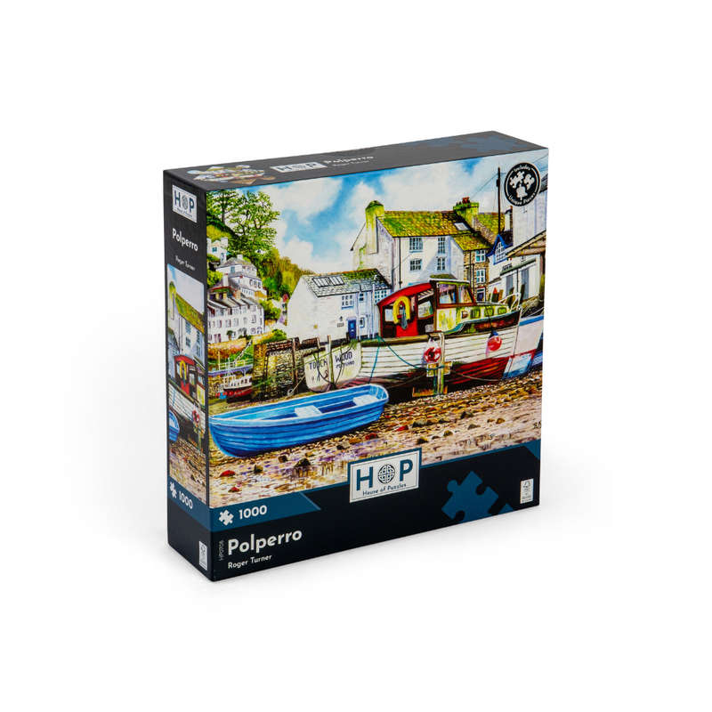 House of Puzzles - Polperro - 1000 Piece Jigsaw Puzzle