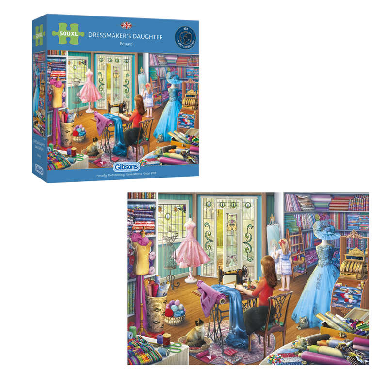 Gibsons - The Dressmaker's Daughter - XL Pieces - 500 Piece Jigsaw Puzzle