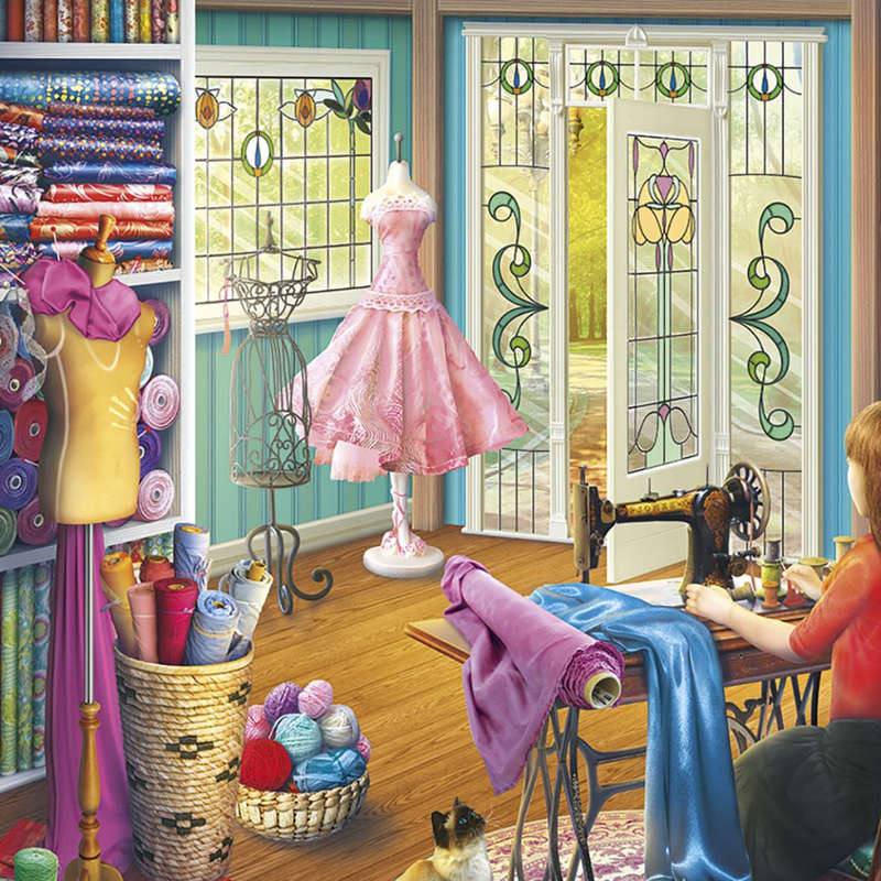 Gibsons - The Dressmaker's Daughter - XL Pieces - 500 Piece Jigsaw Puzzle