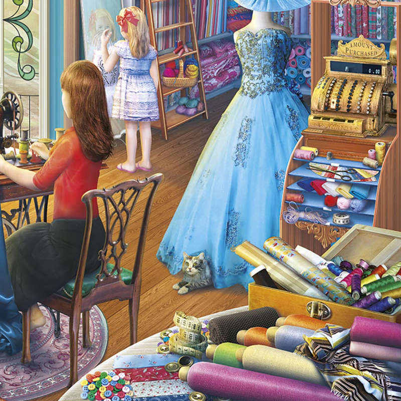Gibsons - The Dressmaker's Daughter - XL Pieces - 500 Piece Jigsaw Puzzle