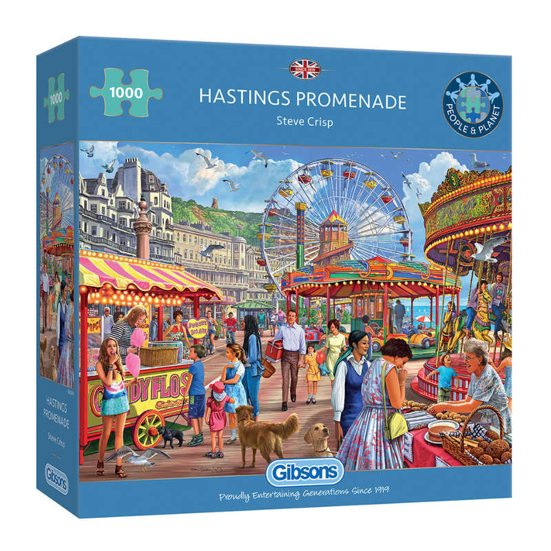 Gibsons - Hastings Promenade - 1000 Piece Jigsaw Puzzle