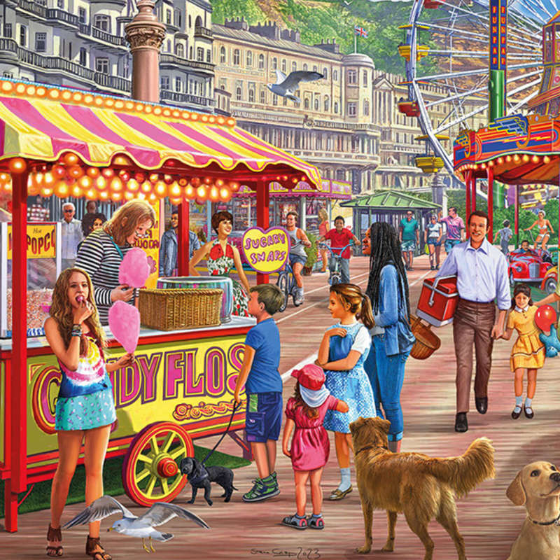 Gibsons - Hastings Promenade - 1000 Piece Jigsaw Puzzle