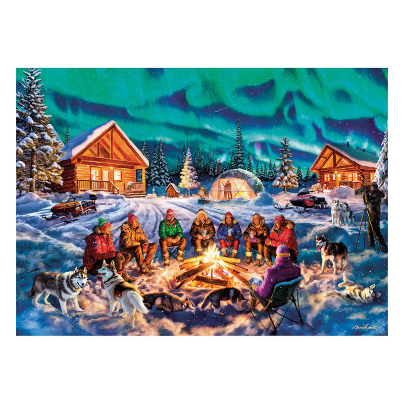Gibsons - A Night of Northern Lights - 1000 Piece Jigsaw Puzzle