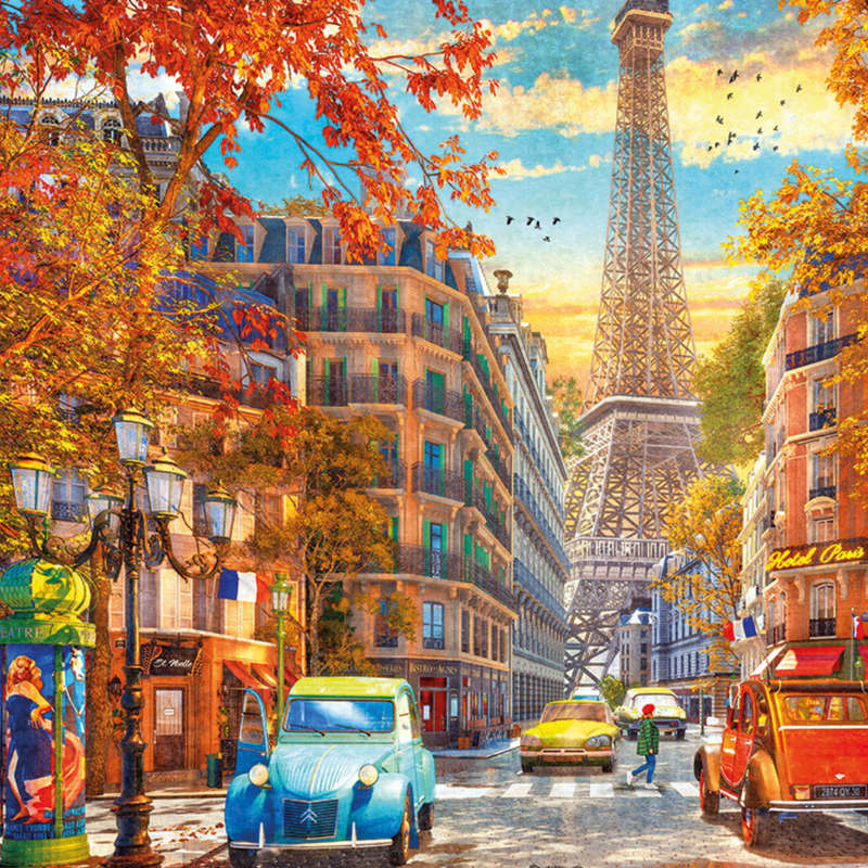 Gibsons - Autumn in Paris - 1000 Piece Jigsaw Puzzle