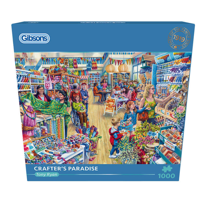 Gibsons - Crafter's Paradise - 1000 Piece Jigsaw Puzzle