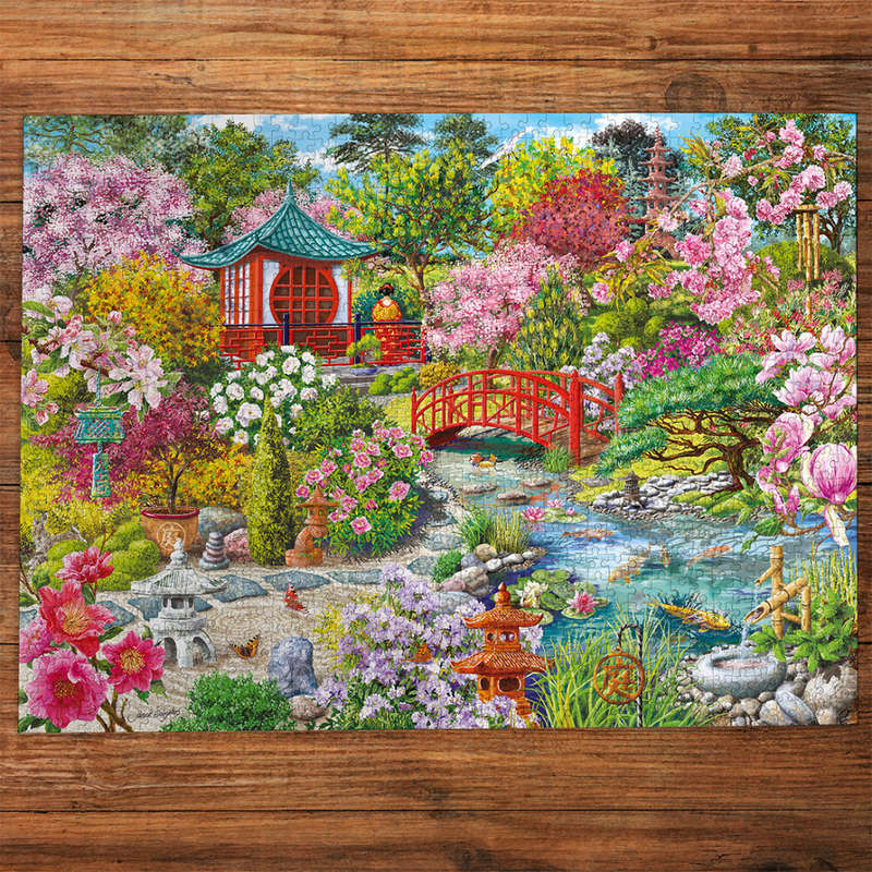 Gibsons - The Japanese Garden - 1000 Piece Jigsaw Puzzle