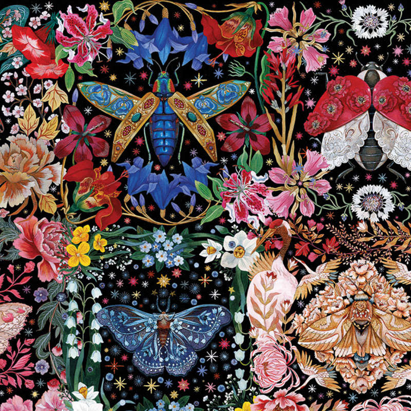 Gibsons - Blooming Beetles - 1000 Piece Jigsaw Puzzle