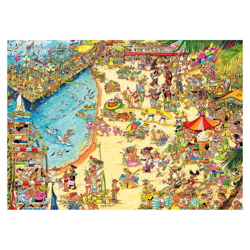 Gibsons - Jokesaws: Seaside Shenanigans - 1000 Piece Jigsaw Puzzle