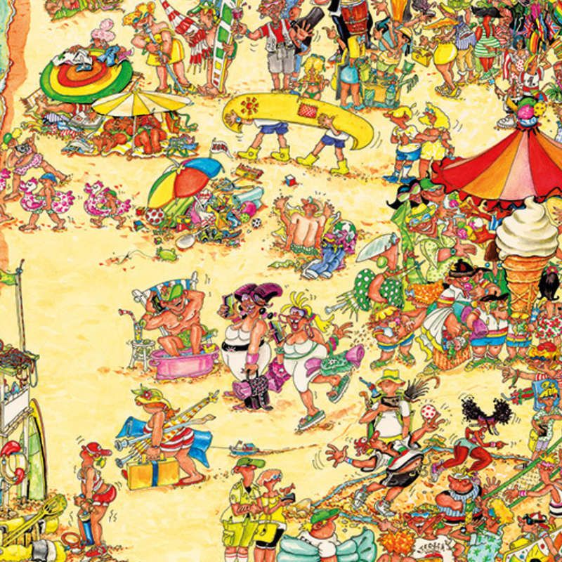 Gibsons - Jokesaws: Seaside Shenanigans - 1000 Piece Jigsaw Puzzle