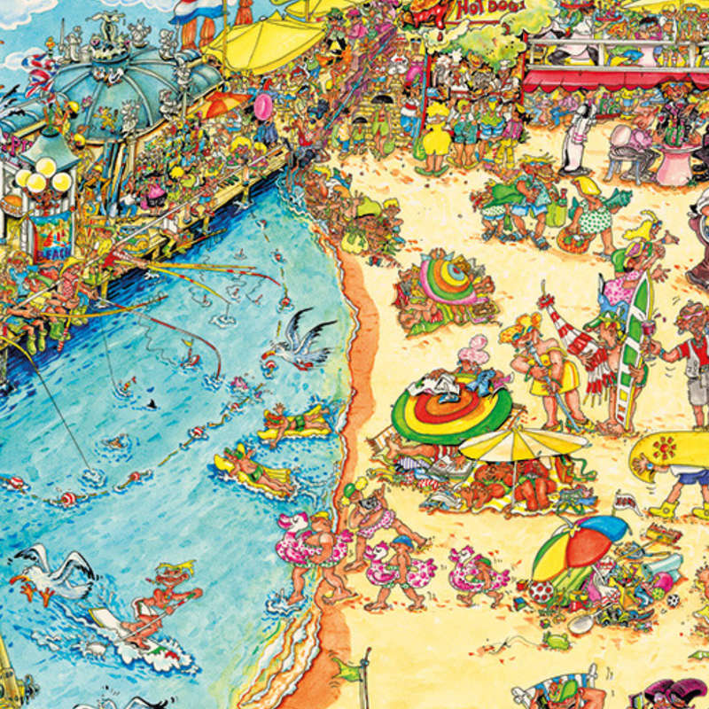 Gibsons - Jokesaws: Seaside Shenanigans - 1000 Piece Jigsaw Puzzle
