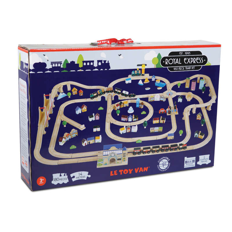 Le Toy Van - Royal Express Wooden Train Set - 180pcs