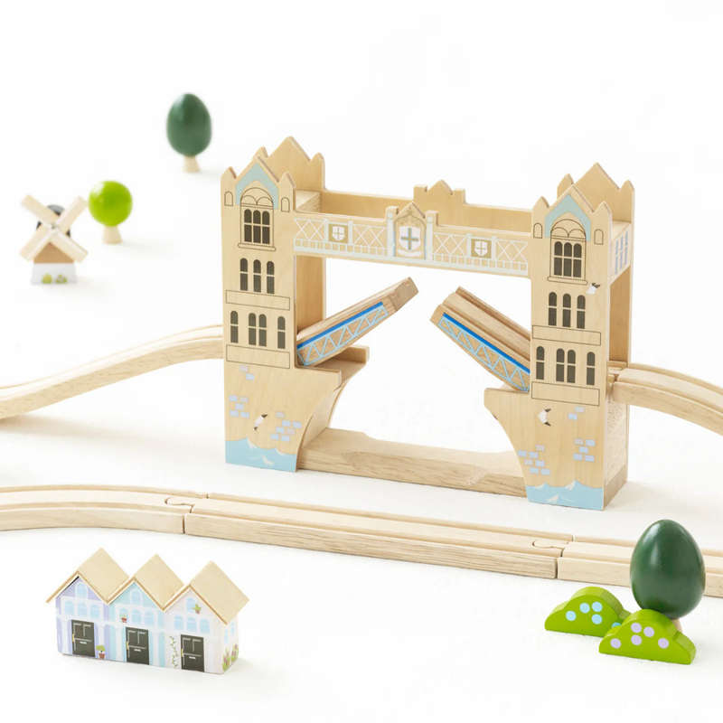 Le Toy Van - London City Wooden Train Set - 120pcs