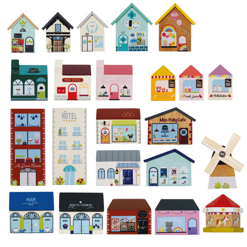 Le Toy Van - London City Wooden Train Set - 120pcs