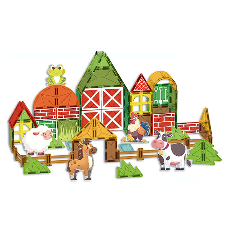 Magnetic Tiles - Farm Animals Set - 30 Pieces