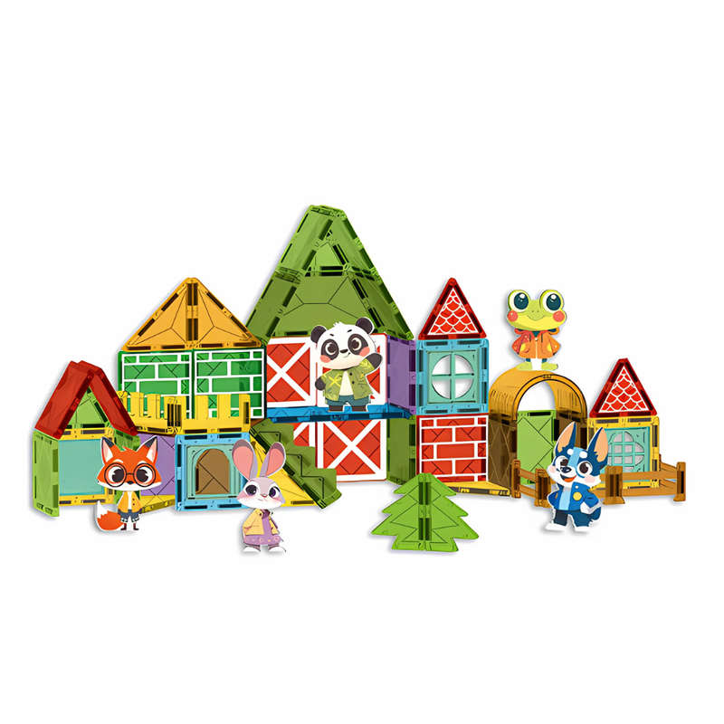 Magnetic Tiles - Cute Animals Set - 30 Pieces