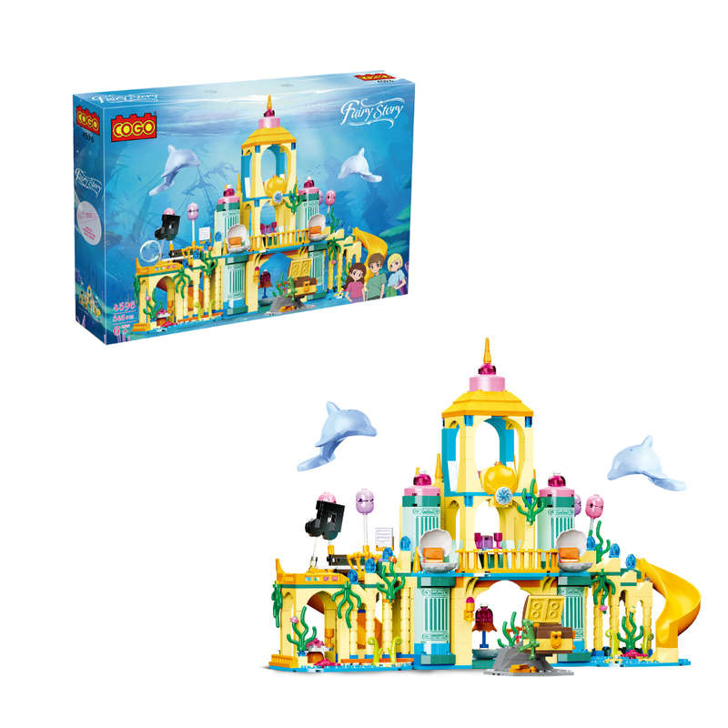 Cogo - Building Block Set - Magical Underwater Castle - 845 Pieces
