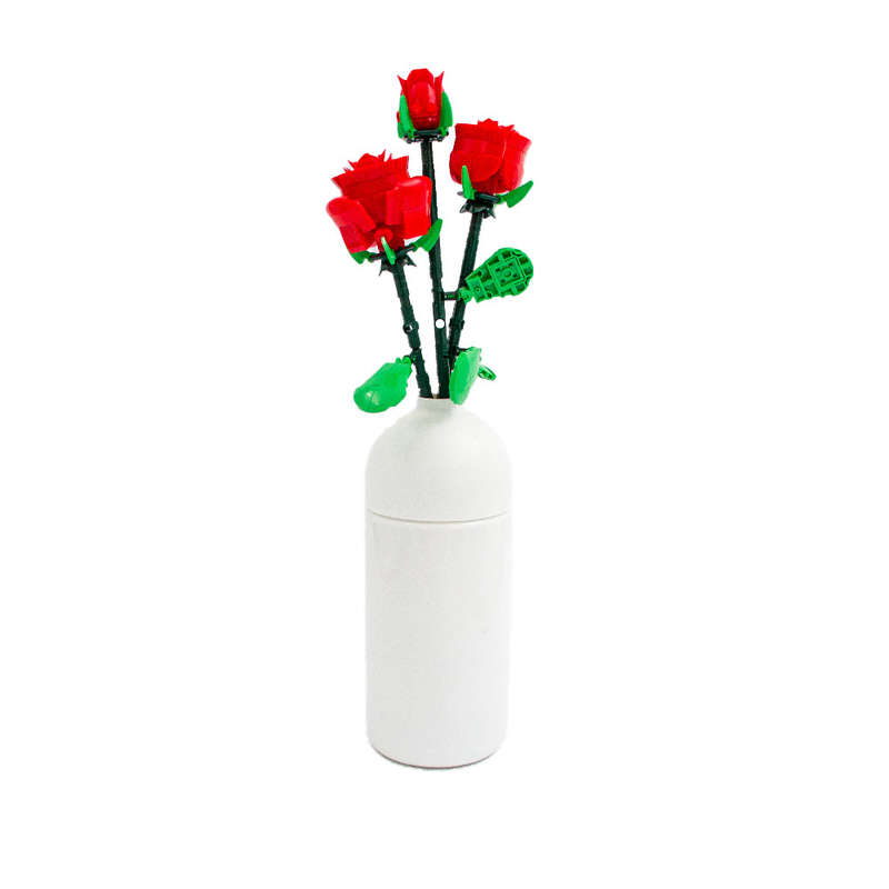 Sluban - Pleyerid - Flowers - Red Rose - 258pcs