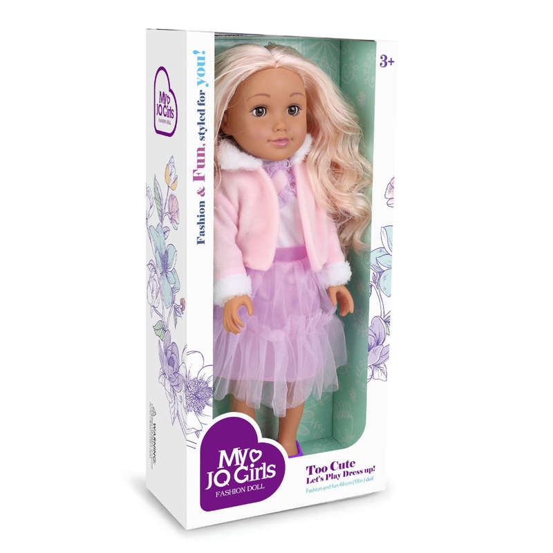 Fashion Doll - Blonde Hair, Skirt & Ballerina Flats - 46cm