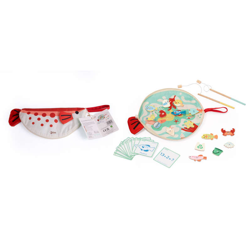 Classic World - Fishing Game - Travel-Size Set with Activity Cards - 34pcs