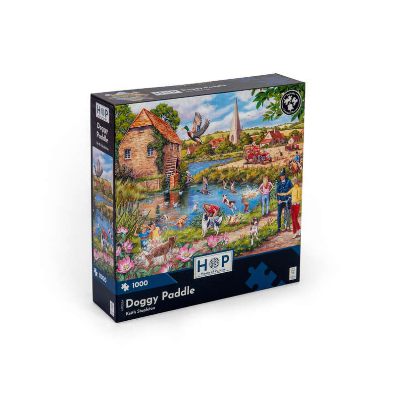 House of Puzzles - Doggy Paddle - 1000 Piece Jigsaw Puzzle