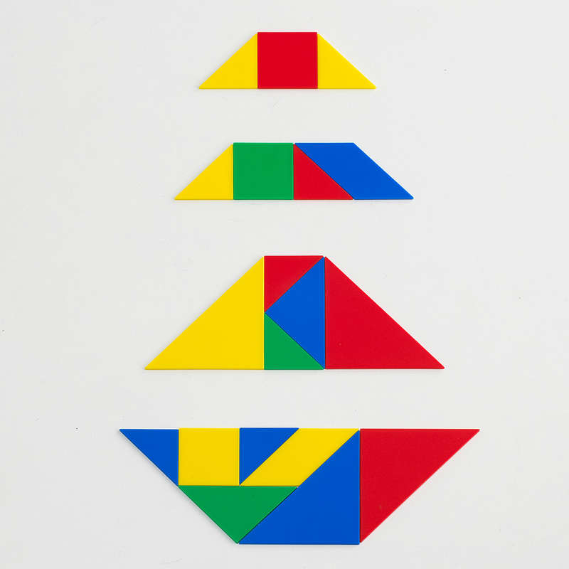 EDX Education - Tangrams Soft Plastic 28 Piece 2mm