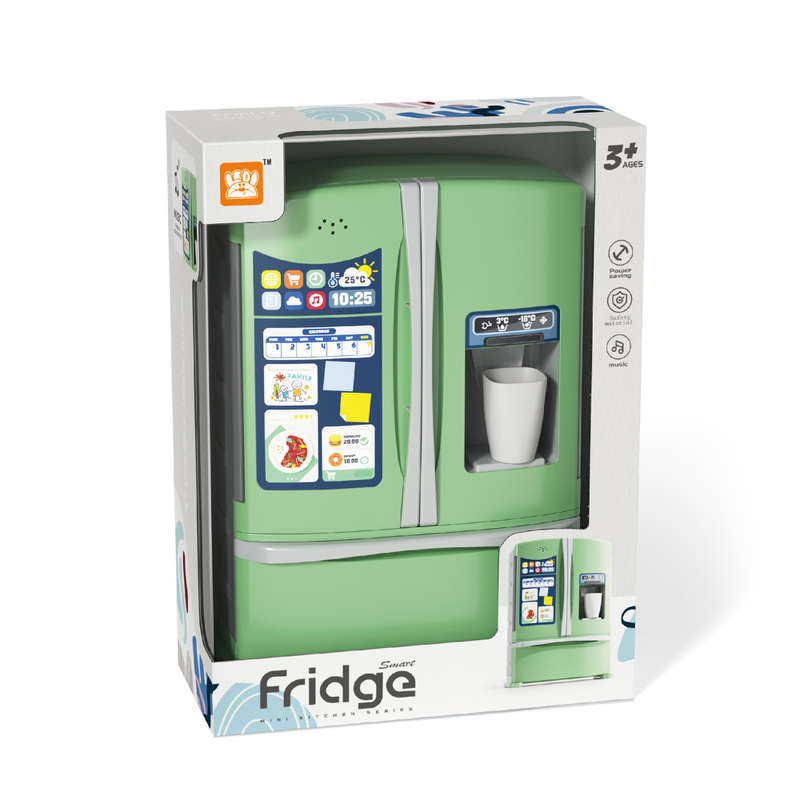 Pretend & Play Refrigerator with Sound Effects & Ice Dispenser - Green