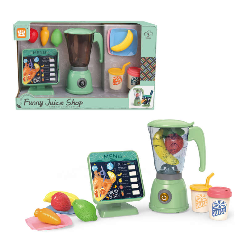 Pretend & Play Blender Set with Sound, Spinning Action & Ordering Station - Green