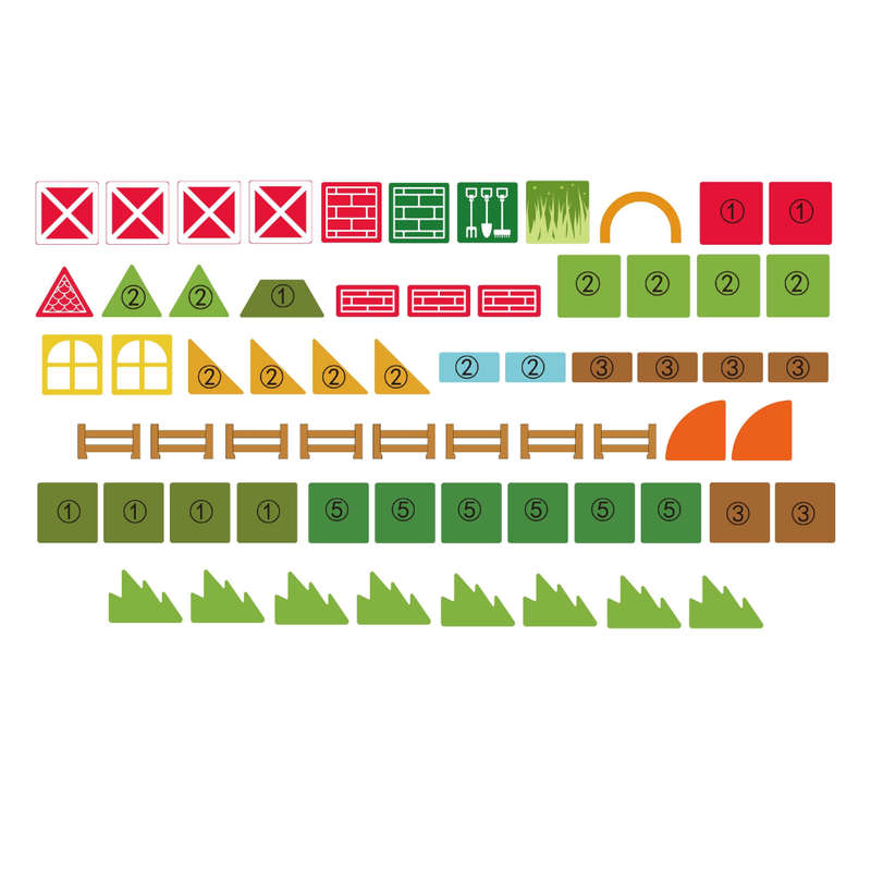 Magnetic Tiles - Farm Animals Set - 70 Pieces