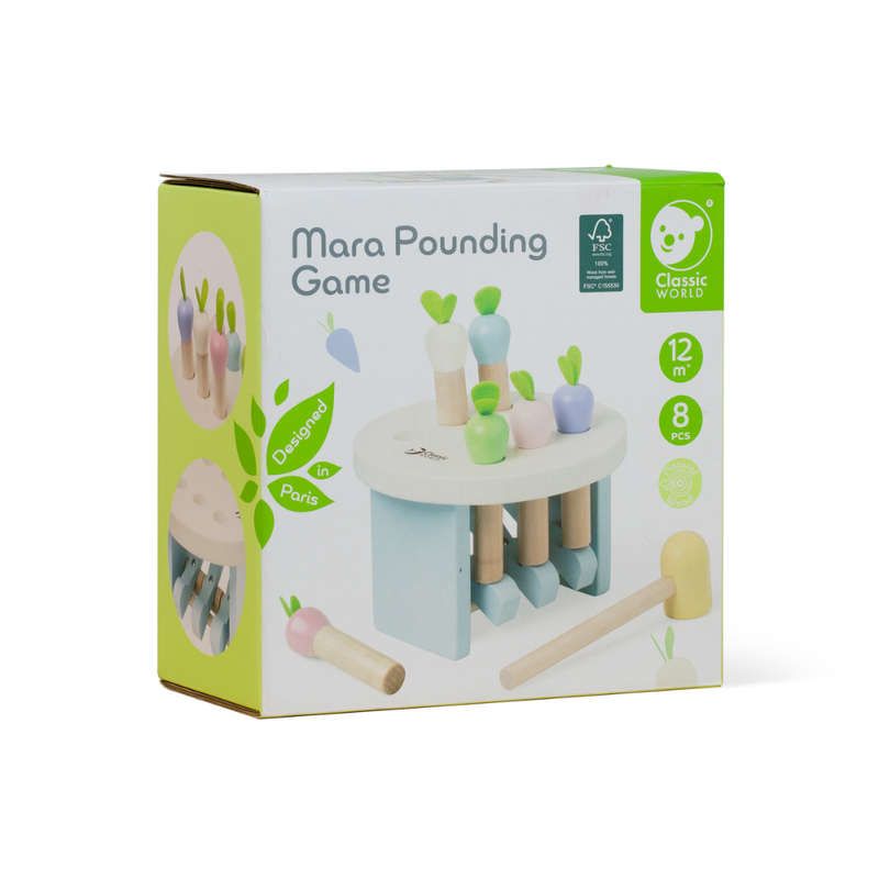 Classic World - Mara Pound & Tap Carrot Bench - 8pcs