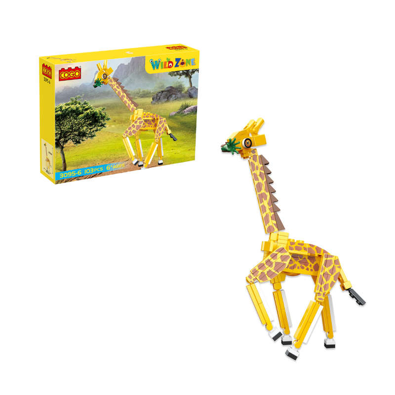 Cogo - Building Block Set - Wildlife Explorer - 6 Animals 92-102 Pieces