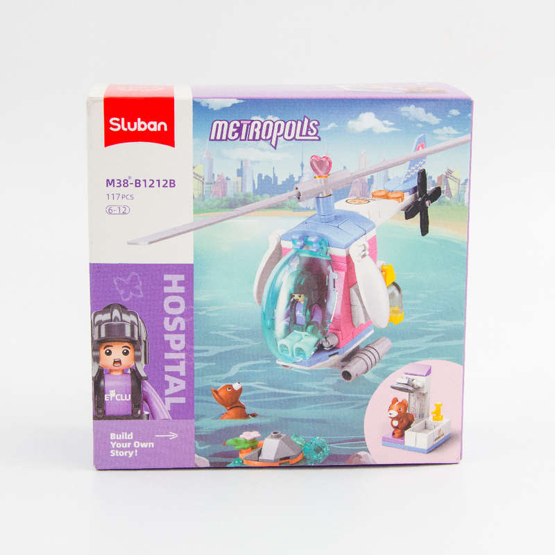 Sluban - Metropolis - Pet Emergency Helicopter - 117pcs