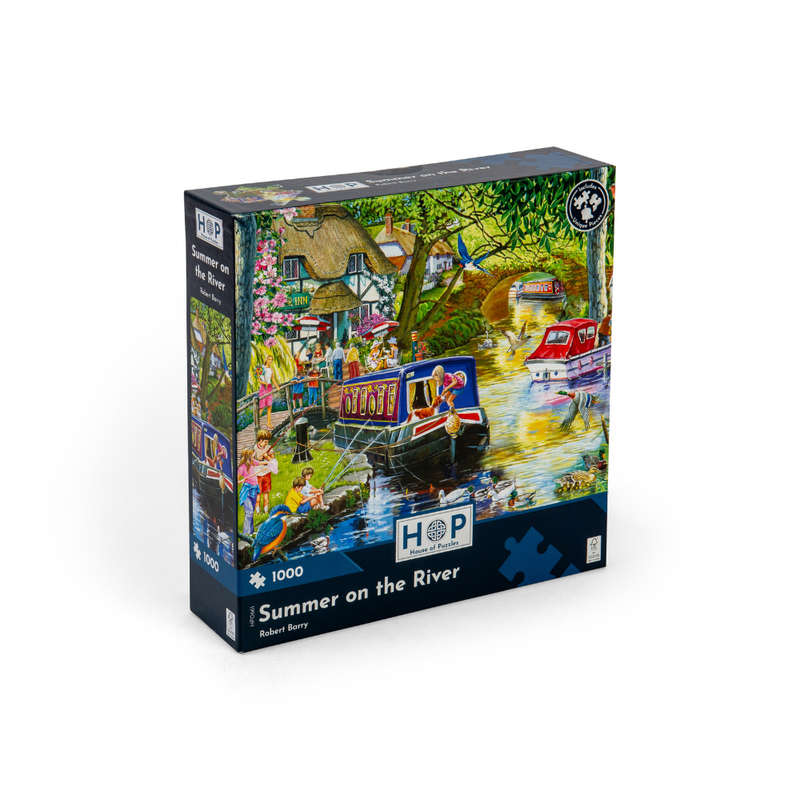 House of Puzzles - Summer on the River - 1000 Piece Jigsaw Puzzle